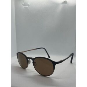 Round Sunglasses Brown Lens Lightweight Frames Designer Style